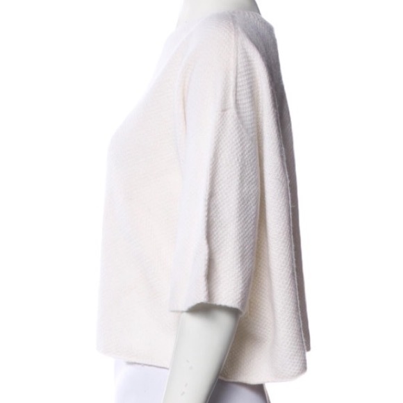 Helmut Lang Cashmere Boxy Croptop Sz: Medium - Picture 5 of 9